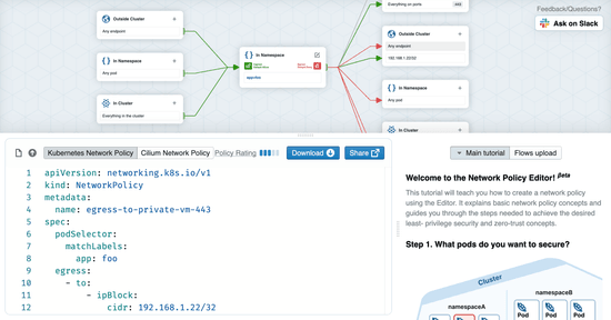 NetworkPolicy Editor: Create, Visualize, and Share Kubernetes NetworkPolicies